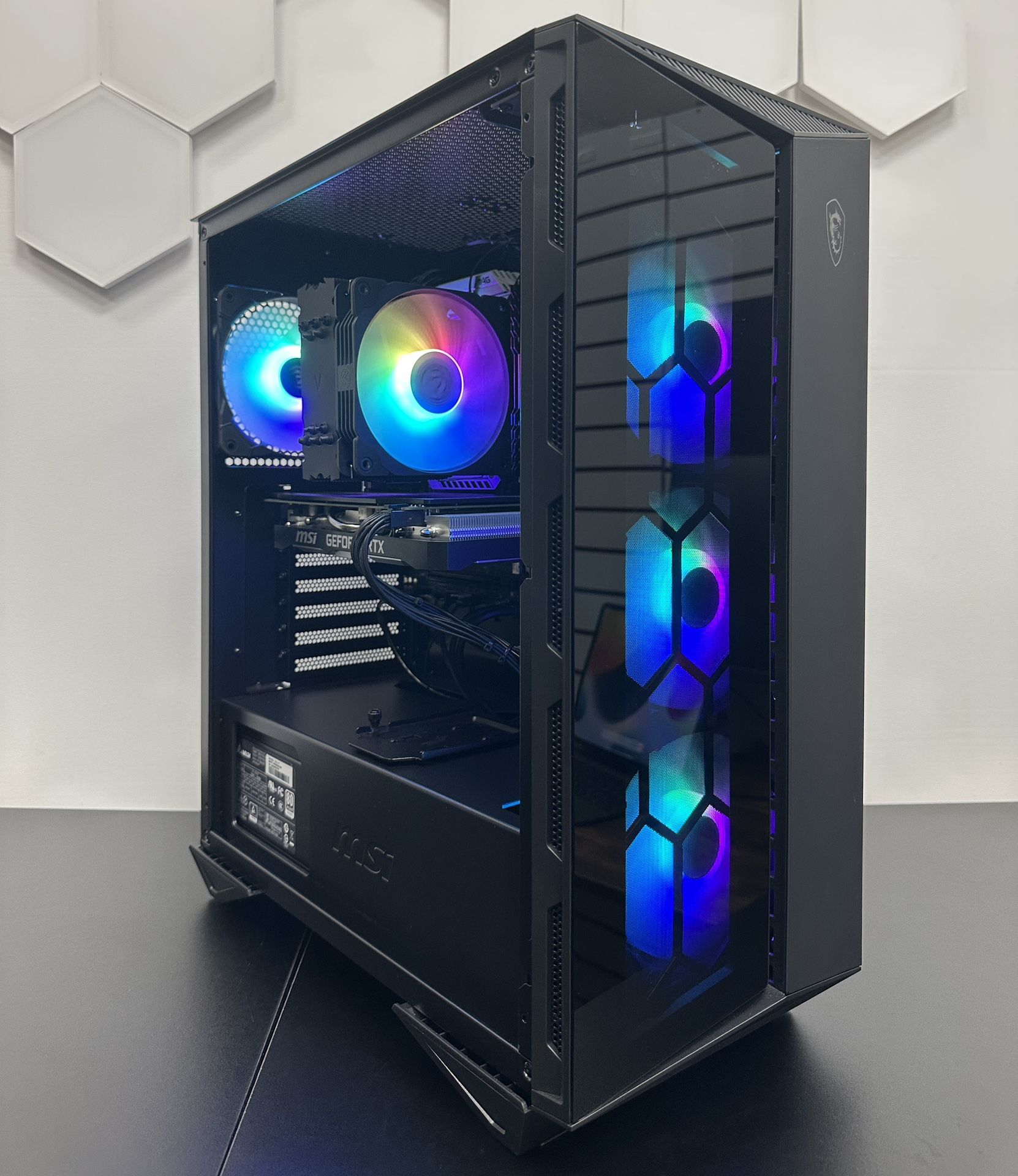 ⌨️NEW MSI GAMING PC ⌨️ INTEL I7-10700KF | 16GB DDR4 | 500GB SSD + 1TB HDD | RTX 2060 SUPER | WINDOWS 11 | WI-FI/BT | D005