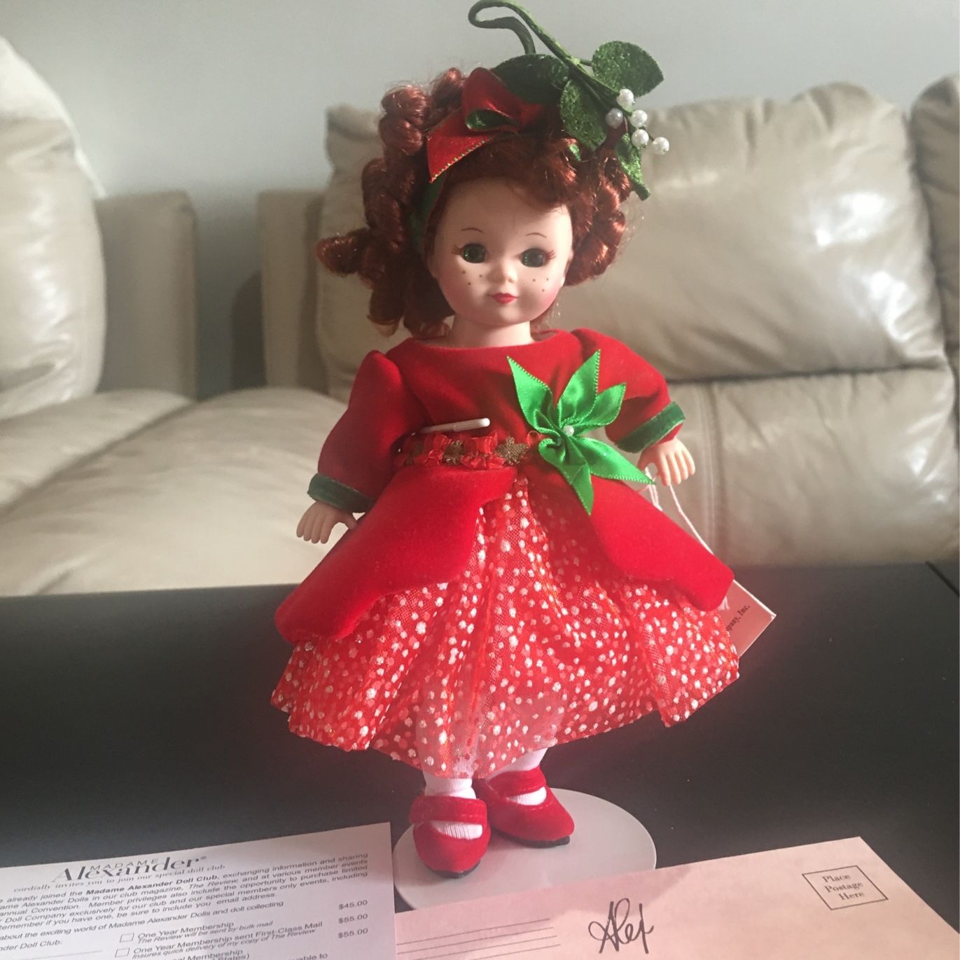 RRD ❤ Madame Alexander *🎄* 8" Doll * Mistletoe Kisses * 64465 *