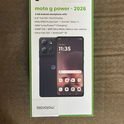 New Sealed - Moto G Power - 2026 (Cricket Wireless) Evening Blue