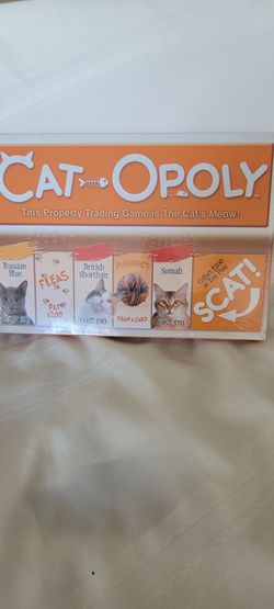 BRAND NEW CAT-OPOLY BOARD GAME SEALED