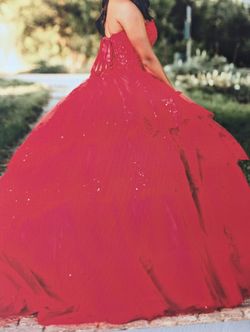 Red Quinceanera Dress