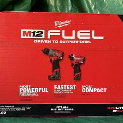 M12 Fuel Milwaukee 1/2” Hammer Drill Kit 