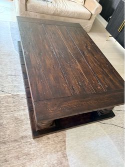 Restoration Hardware Restoration Hardware BALUSTRADE SALVAGED WOOD COFFEE TABLE