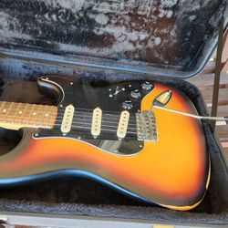 Fender Stratocaster Sunburst Major Upgrades ESP Mod Relic Satin SRV Strat w HSC