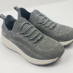 Skechers Womens Bobs Sports Sparrow 2.0 117256 Gray Running Shoes Size 7.5 B