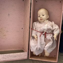 Old Doll & Doll Case