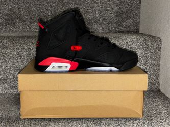 Air Jordan 6 Black Infrared Sneakers