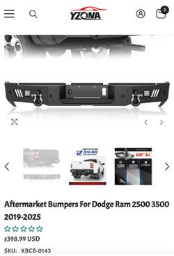 Aftermarket Bumpers for Dodge Ram 2(contact info removed) 2019