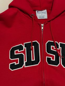 SDSU Red Zip Up Hopdie