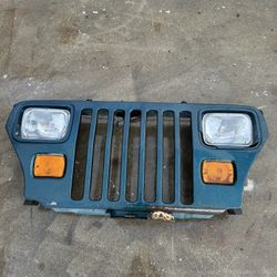 Jeep Wrangler YJ Front Grill Oem 1986 Through 1995 Green 
