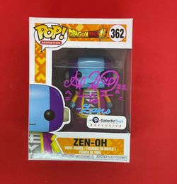 FUNKO POP! Zen-Oh #362 7BAP 2021 ECCC Exclusive Sarah Wiedenheft Signed w/ JSA