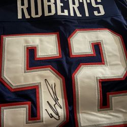 Elandon Roberts NR Patriots Signed Jersey 