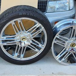 Tires & KRAZE Rims (20's)