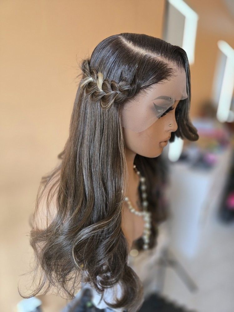 WIGS ( GLUELESS READY TO WEAR ONLY)