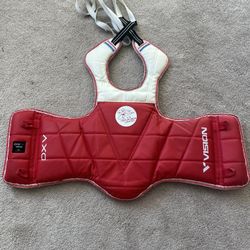Taekwondo Body Protector By DXV Vision, Size S Youth/ 30x15
