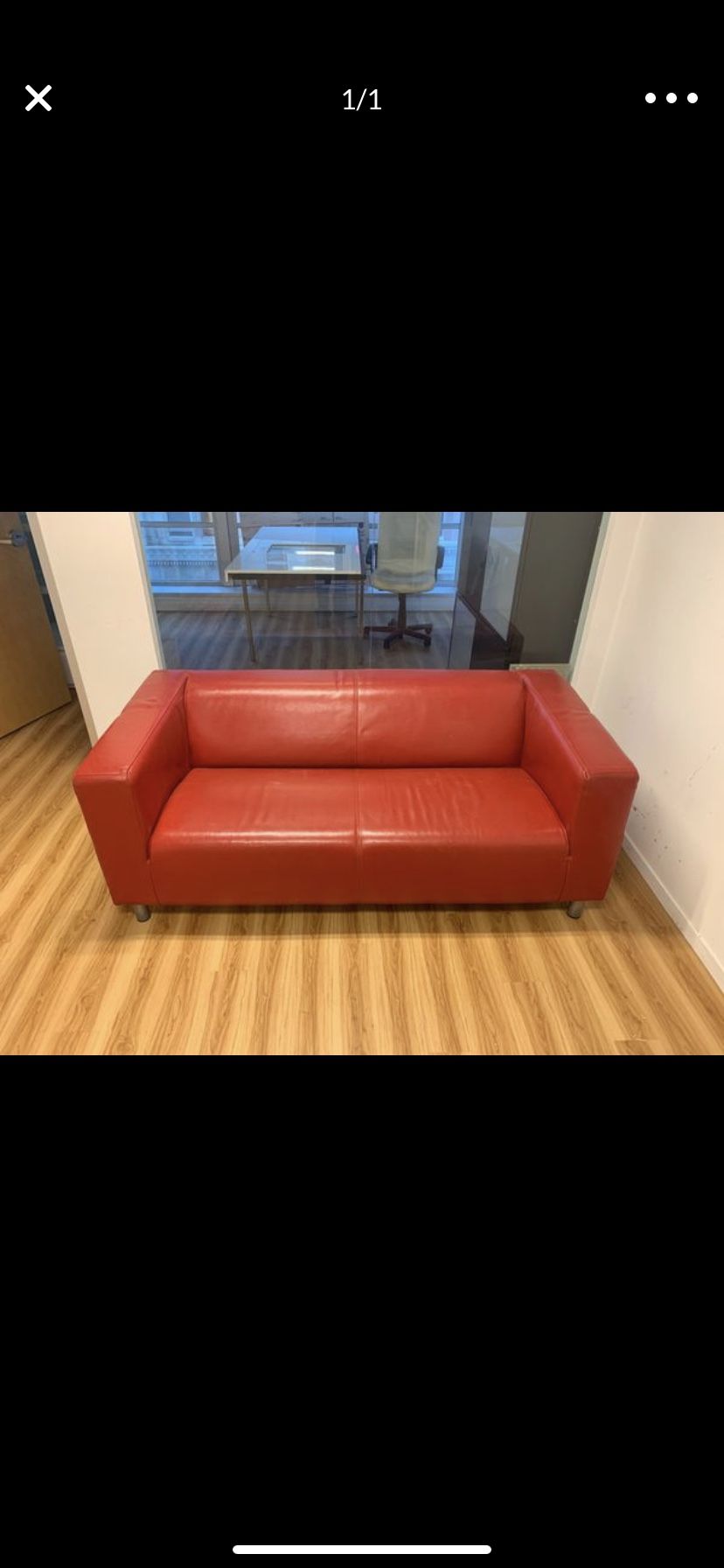 Red couch