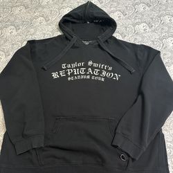 Taylor Swift Reputation Stadium Tour Black Hoodie XL Official Merchandise