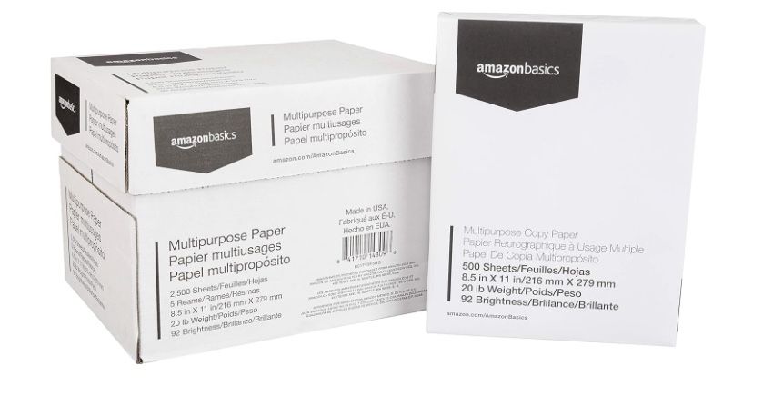 AmazonBasics Multipurpose Copy Printer Paper