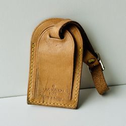 Louis Vuitton Leather Luggage Tag