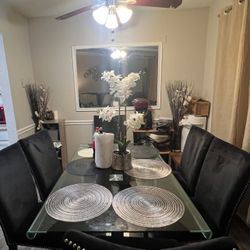 Dining Table With 5 Chairs 