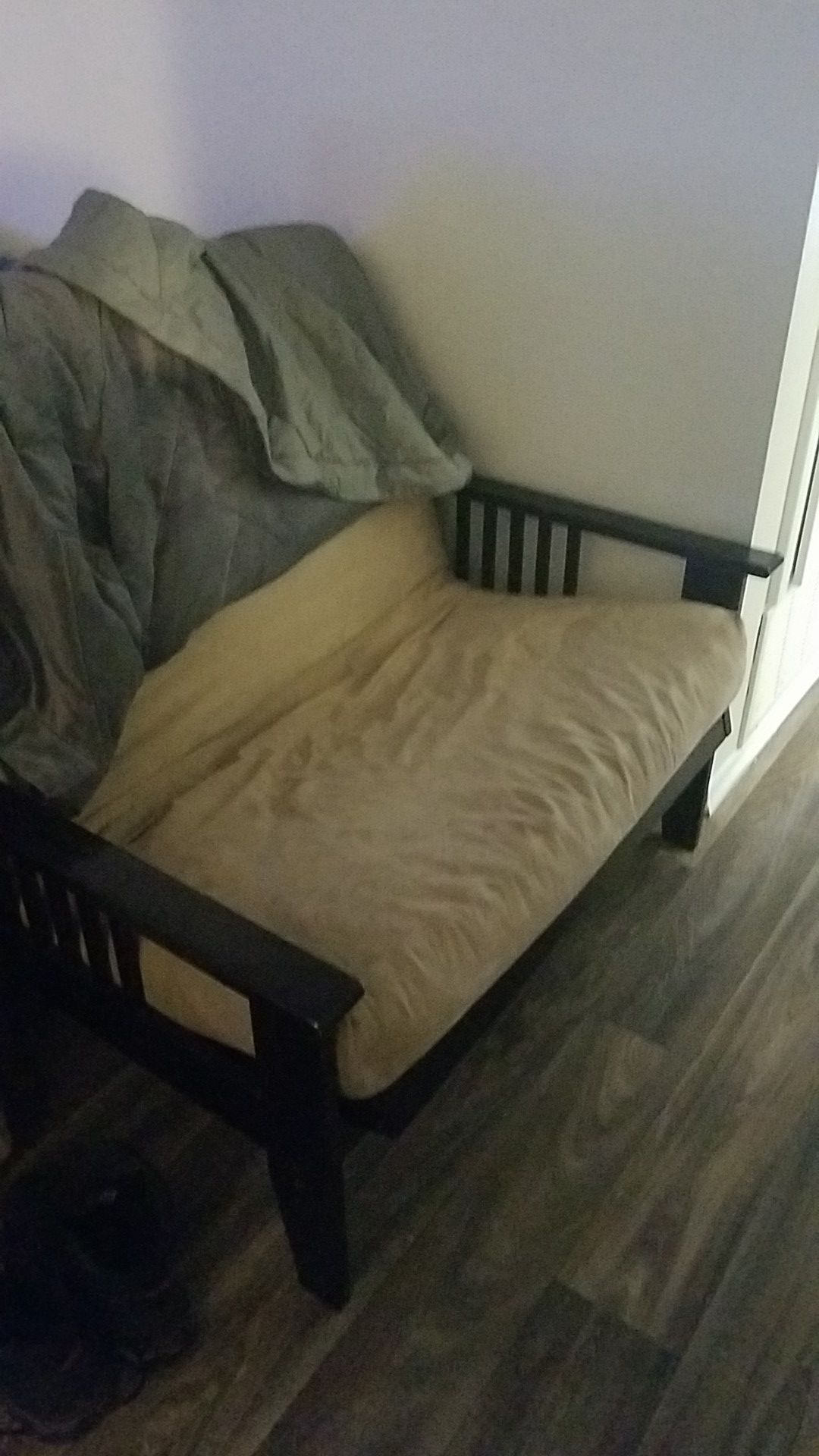Futon chair turns into bed. for Sale in El Cajon, CA OfferUp