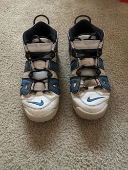 Nike Air More Uptempo (White/Blue) - Men's 10.5