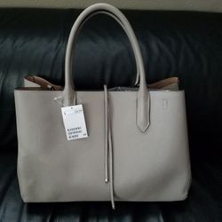 Taupe purse/hand bag/tote