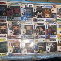Funko Pops Marvel & Dc 
