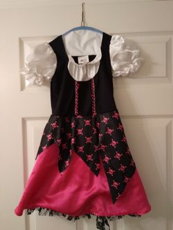 Little Girls Pirate Costume Size 6 /7