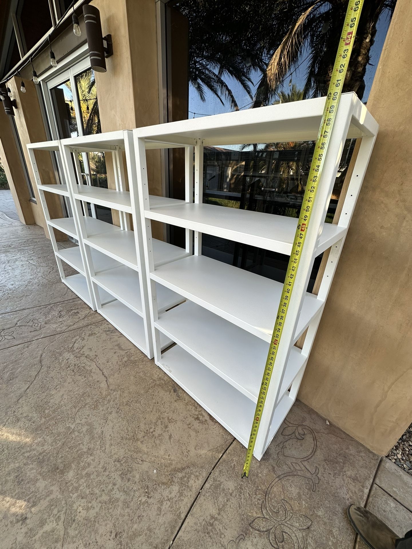 Metal Adjustable Shelves 36”W 