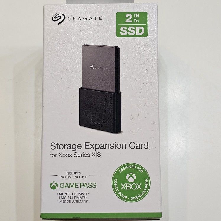 XBox Seagate SSD - 2TB - New/Sealed
