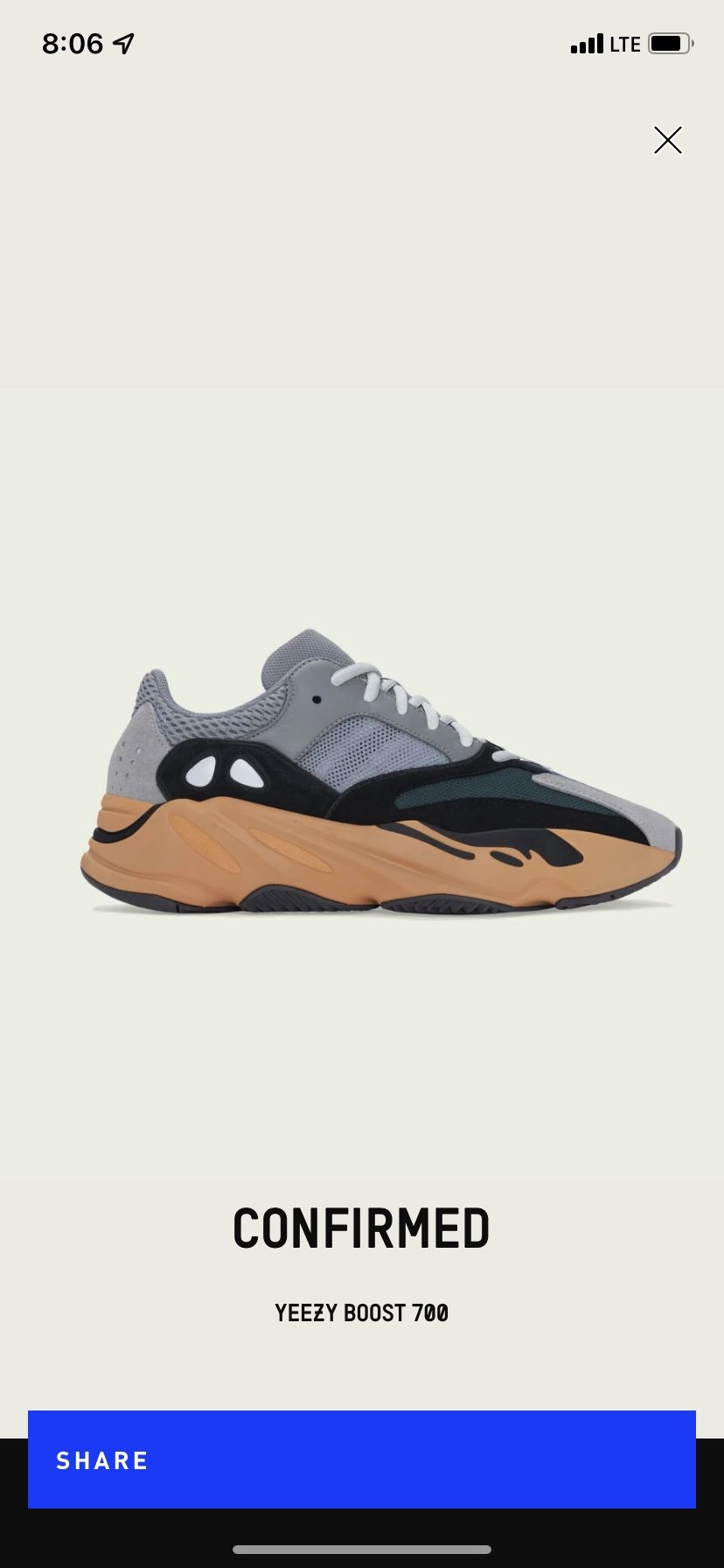 Adidas Yeezy Boost 700 "Wash Orange"