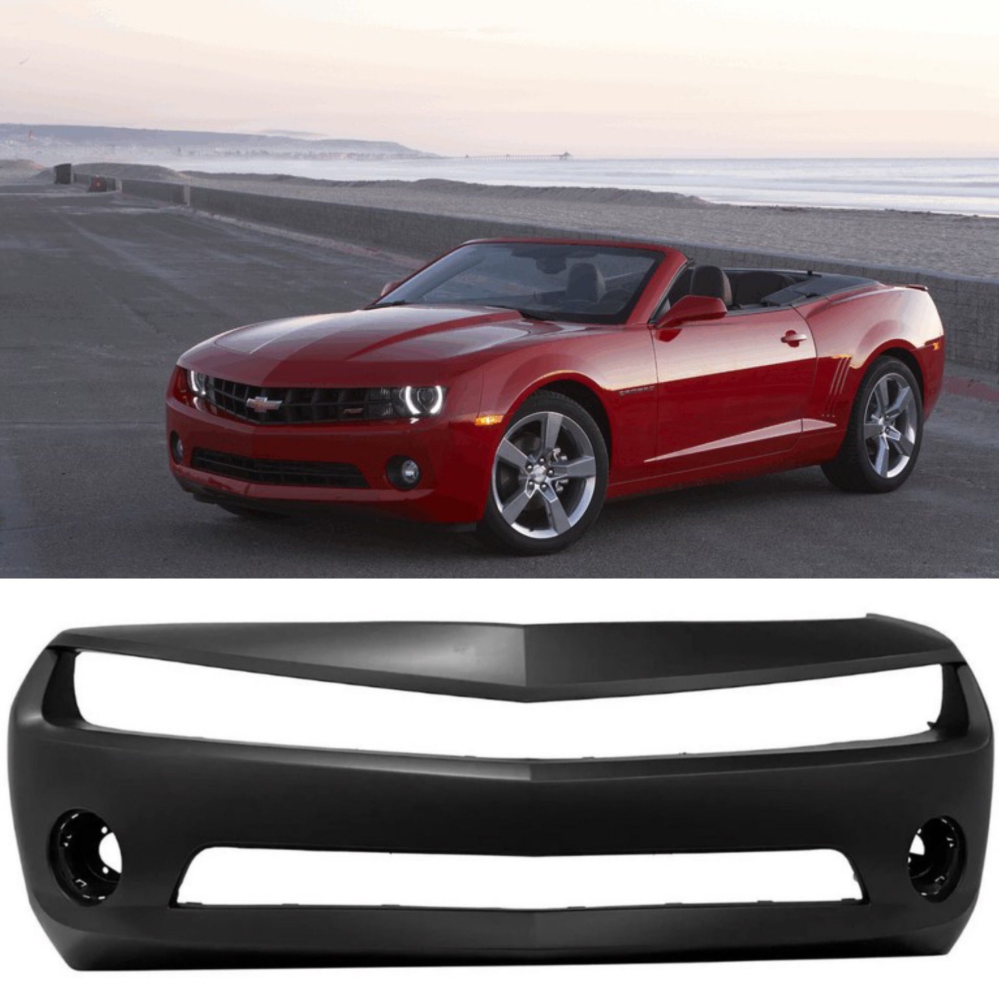 Chevy Camaro  Front Bumper For LS and LT Fits 2010 to 2013 BRAND NEW COMES BLACK PRIMED READY TO PAINT