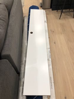 Solid White Painted Door 14” x 80” Tall