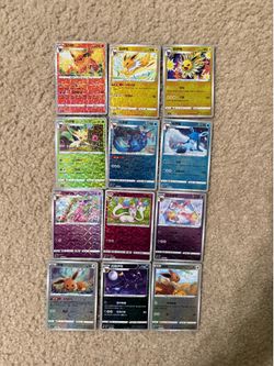 12 card lot. Pokémon TCG  Eevee Evolutions Holo Chinese Umbreon , Rotary Foil
