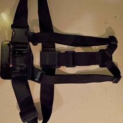 GoPro Body Strap On + 3 GoPro 12 Batteries Including Charger