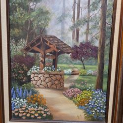 Vintage Origional Signed Oil Canvas Painting 