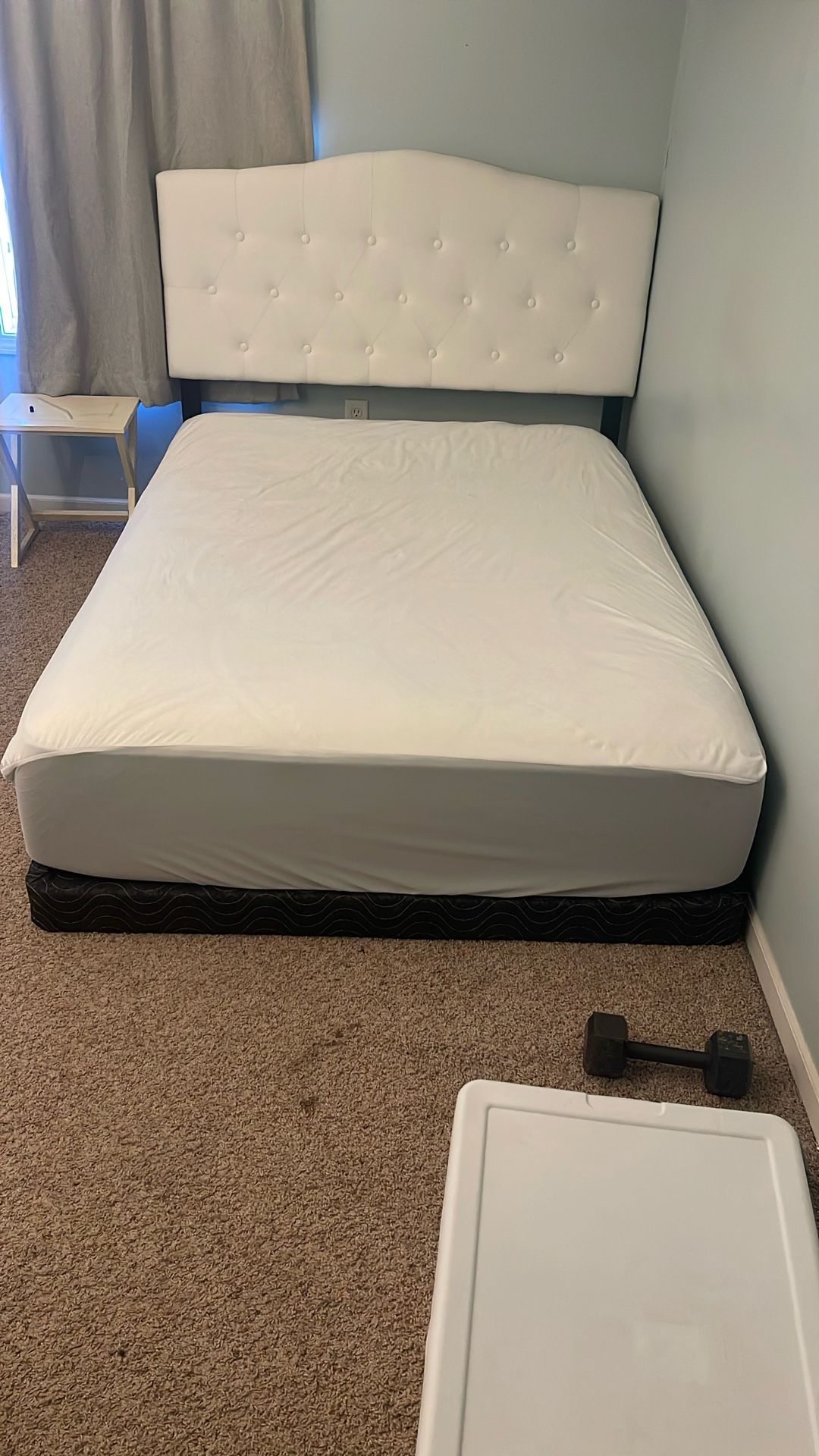 Full Size Mattress, Box Springs And Headboard ( No Frame) for Sale in ...