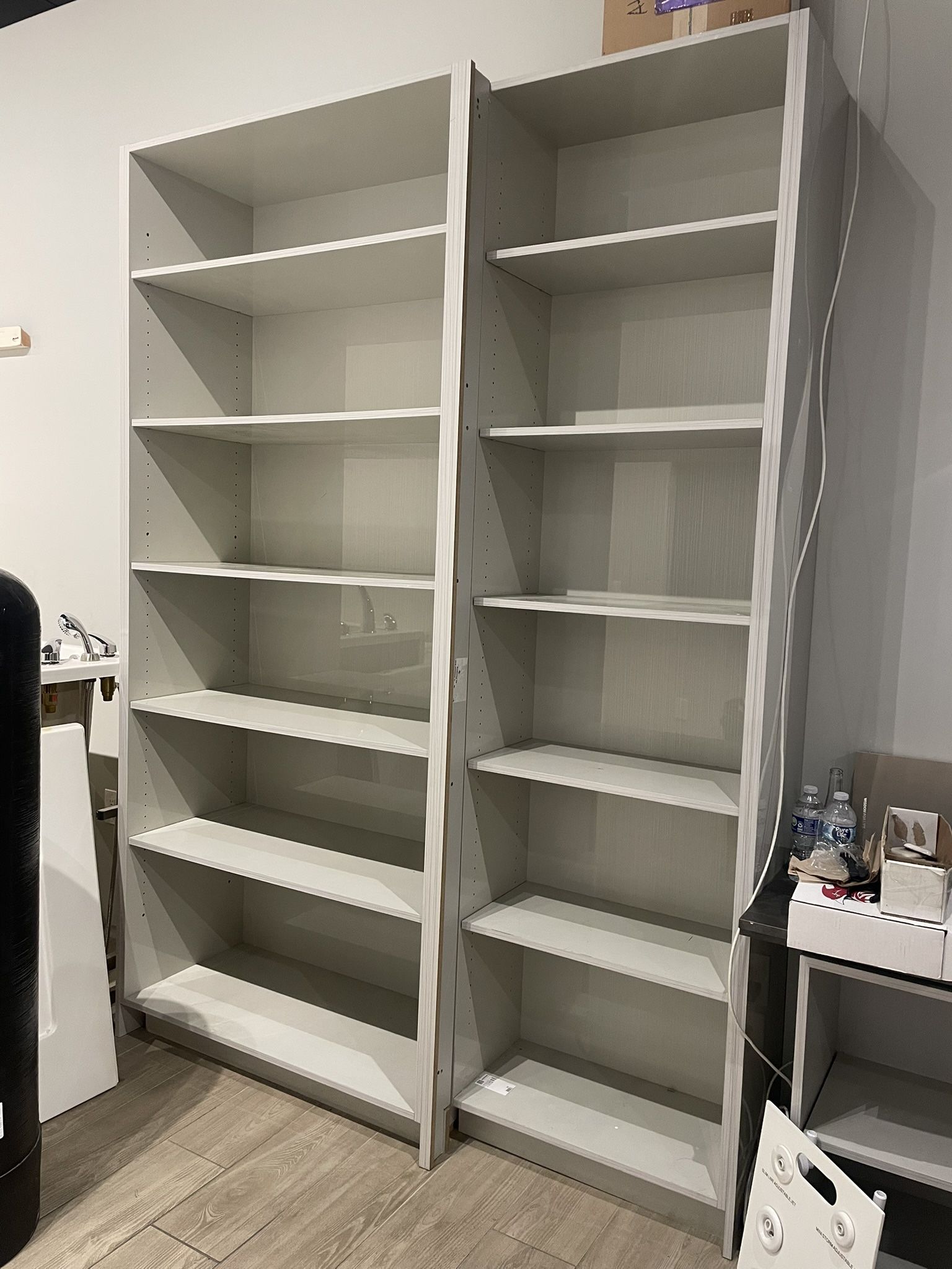 Bookshelves. Bookcase. 