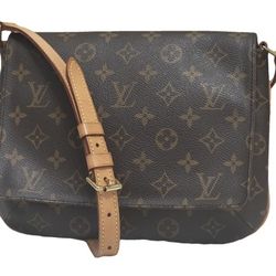 Louis Vuitton Monogram Musette Tango Shoulder Bag

