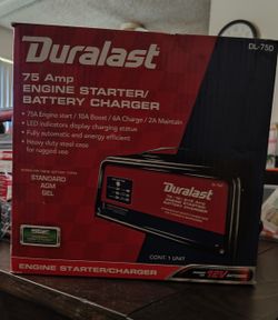 Duralast Battery Charger And Jump Starter