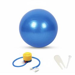 Blue Balance Ball With Pump