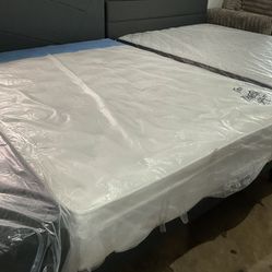 New 12” Queen hybrid eurotop mattress - $0 down, flexible payments available