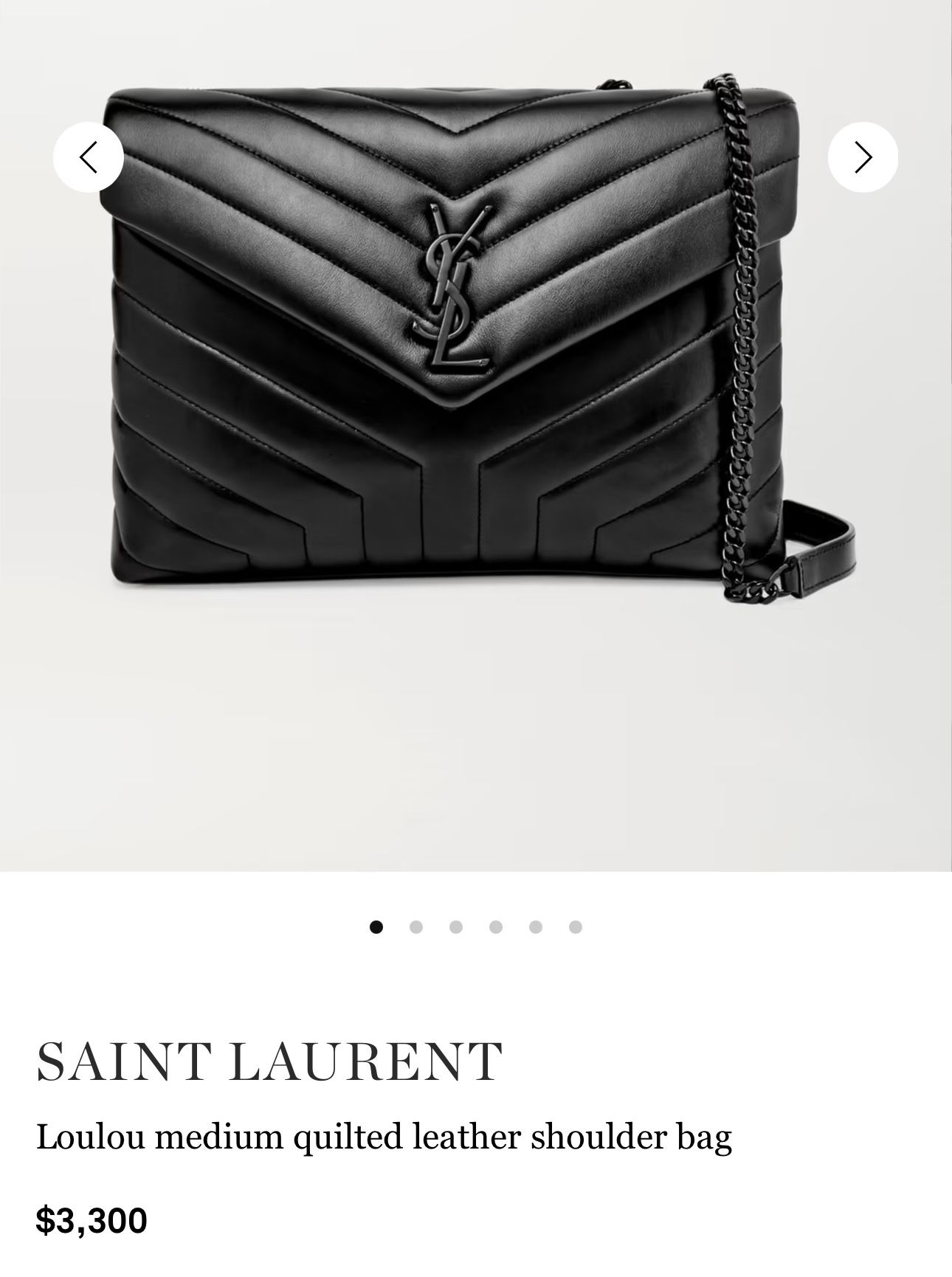 YSL medium shoulder bag