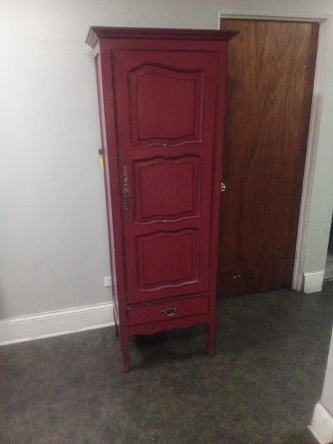 Red Storage Cabinet 