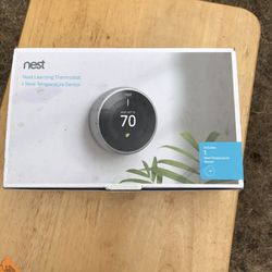 New Open Box Google Nest Learning Thermostat