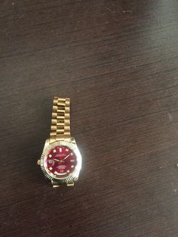 Red face watch