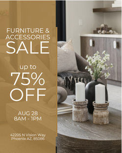 Model Home Furniture Sale