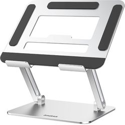 Laptop Stand for Desk Adjustable Tablet Holder-Vertical Computer Riser-Foldable Convertor Mount for Notebook iMac MacBook Air Pro,Dell XPS, HP (10-17.