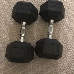 35 LB Rogue Dumbbell Pair